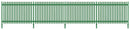 Wills OO SSM317 Modern Palisade Fencing