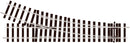 Peco O ST-U750 Setrack Unifrog R/H Turnout
