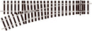 Peco O ST-U751 Setrack Unifrog L/H Turnout