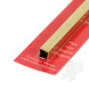 K&S 8155 Square Brass Tube 1/4