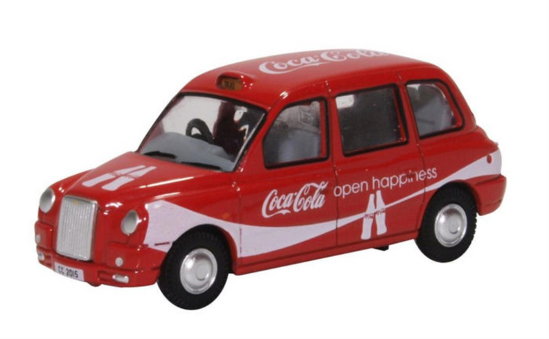 Oxford Diecast OO TX4 Taxi Coca Cola - 76TX4008CC
