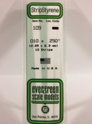 Evergreen 109 .010 x .250'