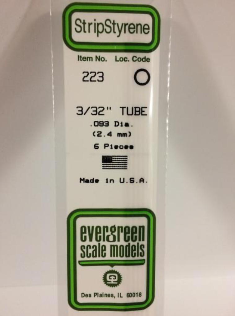Evergreen 223 3/32" Tube