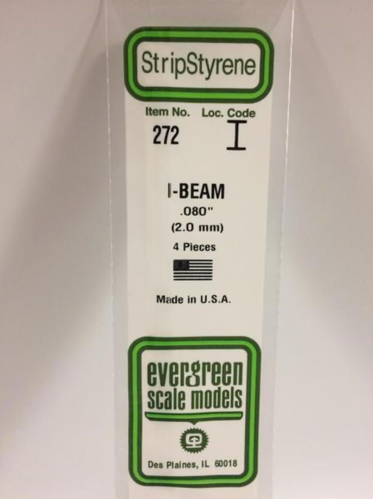Evergreen 272 .080" I-Beam