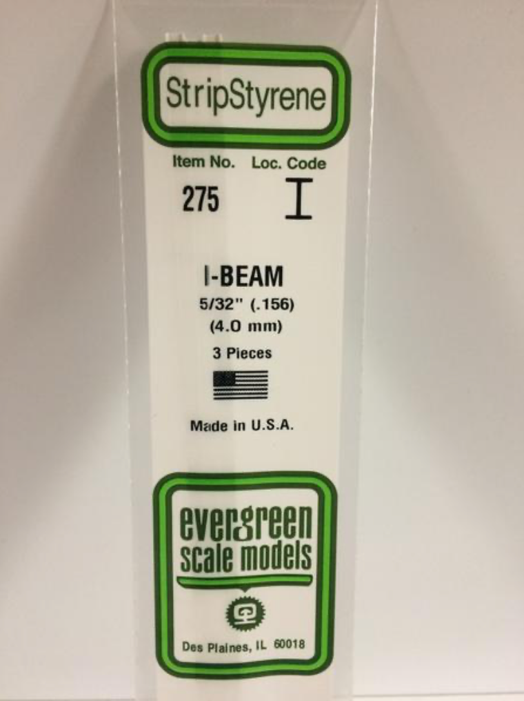 Evergreen 275 5/32" I-Beam