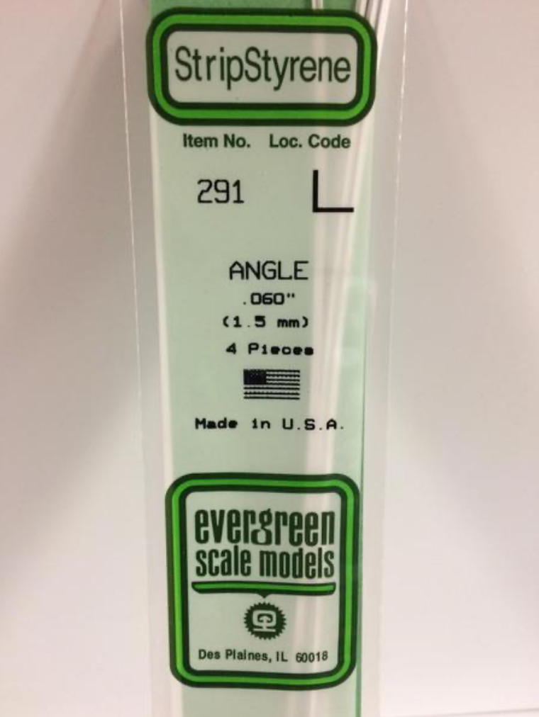Evergreen 291 .060" Angle
