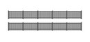 Ratio OO 422 GWR Station Fencing Black