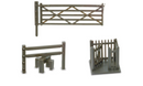 Peco N NB-46 Field Gates, Stiles & Wicket Gate
