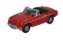 Oxford Diecast N MGB Roadster Tartan Red - NMGB001