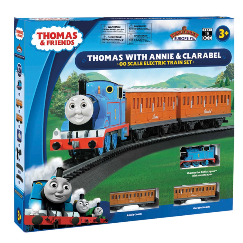 Bachmann Thomas & Friends Thomas With Annie & Clarabel Train Set - 00642BE