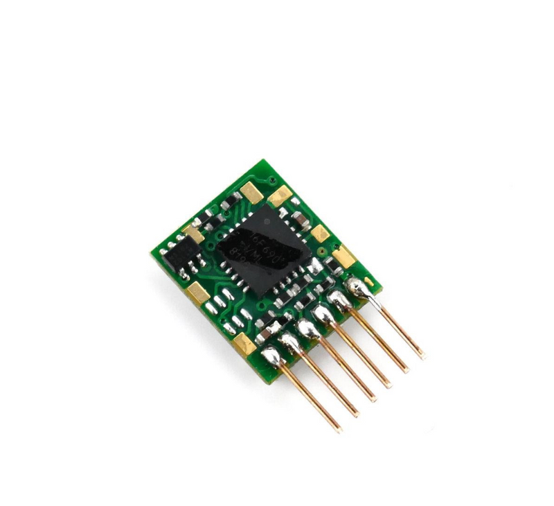 Gaugemaster Ruby Series 2 Function Small DCC Decoder 6 Pin
