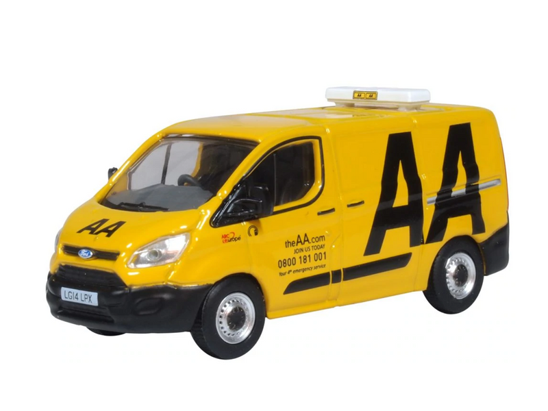 Oxford Diecast OO Ford Transit Custom AA - 76CUS001