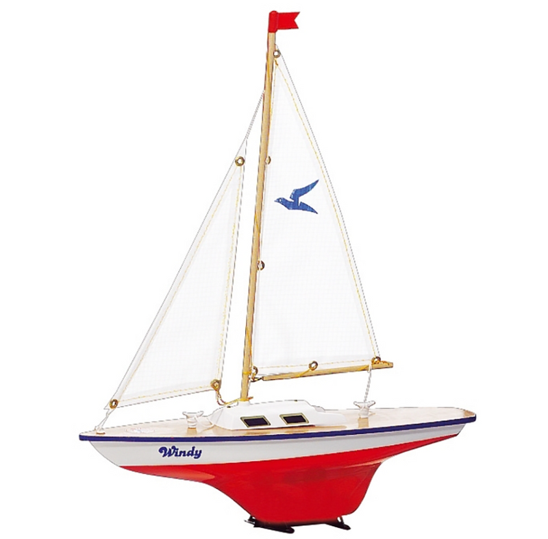 Windy Sailing Boat with Adjustable Mainsail