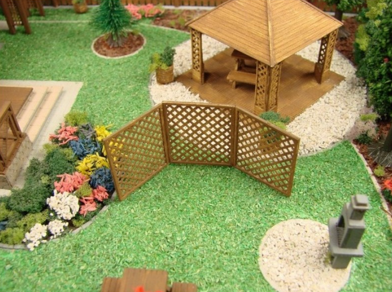 Railway Miniatures HO Garden Partition 2 - RMHO014