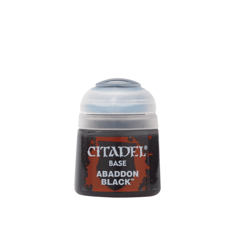 Citadel Base Abaddon Black 12ml Paint - 21-25