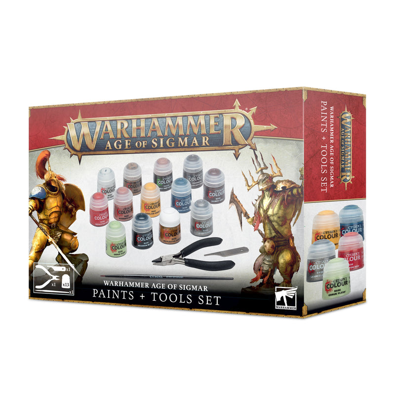 Warhammer Age Of Sigmar Paints + Tools - 80-17